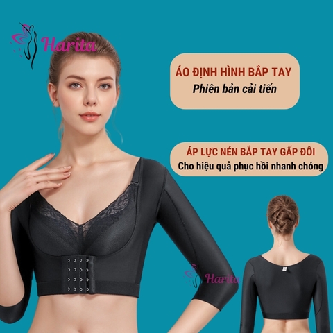 Áo gen nịt định hình bắp tay lưng sau hút mỡ giai đoạn 1 xuất Nhật