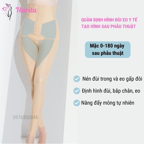 Quần định hình đùi chân eo sau hút mỡ giai đoạn 1 xuất Nhật