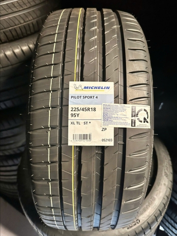 225/45R18 95Y Runflat MICHELIN CHINA Pilot Sport 4 ZP