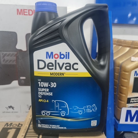 Nhớt BTH Diesel 10W30 MOBIL Singapore DELVAC Mordern (5L)