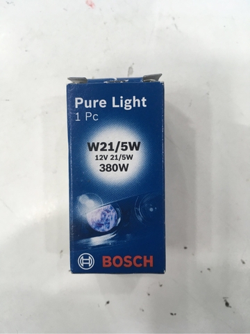 Bóng đèn Bosch-ghim lớn 2 tim W21/5W 12V 380W ( Vỏ xanh)