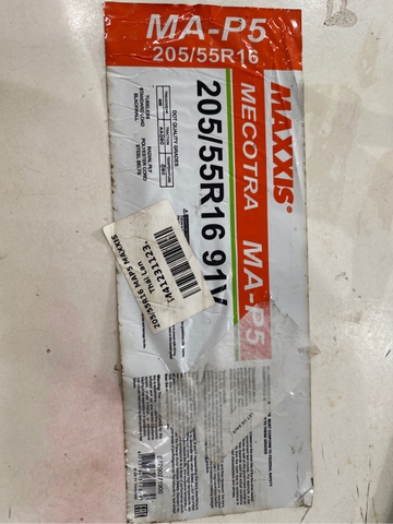 205/55R16 MAXXIS Thái MECOTRA MA-P5