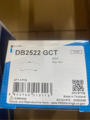 Má phanh trước SUZUKI (Ertiga 18+, XL7 19+) BENDIX