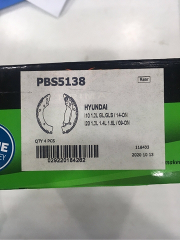 Guốc phanh sau HUYNDAI (Grand i10 14+) - BENDIX