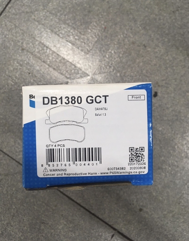 Má phanh trước TOYOTA (Wigo AT 17+) - BENDIX