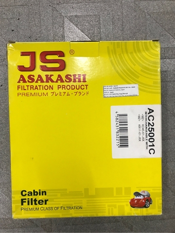 Lọc điều hoà JS than hoạt tính AC25001 - MAZDA (3, 6, CX5)