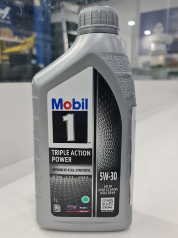 Nhớt TH 5W30 MOBIL 1 Singapore TRIPLE ACTION POWER (1L)