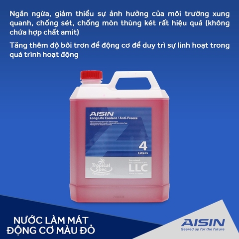 Nước làm mát động cơ RED 4L- AISIN