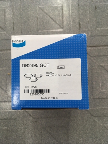 Má phanh sau MAZDA (3 2.0 16+) BENDIX