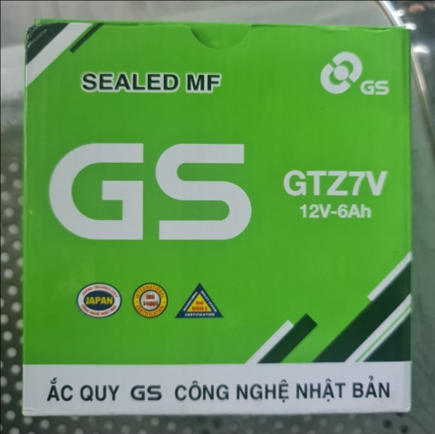 Ắc quy xe máy GS 6Ah - Grande