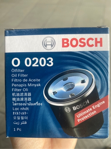 Lọc nhớt HYUNDAI KIA MAZDA (i10, Morning, Rio, Getz, Mazda 2, 3, 6, CX5) BOSCH