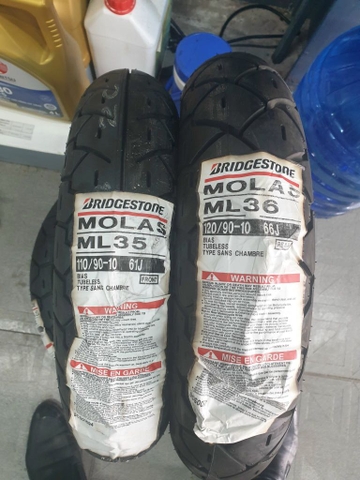 120/90-10 BRIDGESTONE Nhật Molas ML35