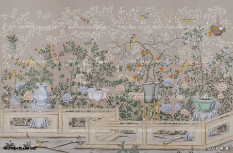 Tranh dán tường Chinoiseries