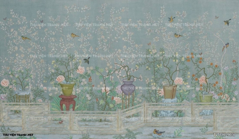 Tranh dán tường Chinoiseries