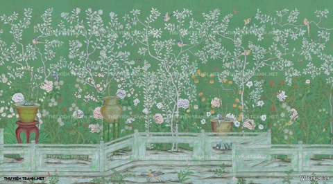 Tranh dán tường Chinoiseries