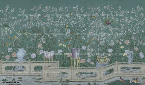 Tranh dán tường Chinoiseries