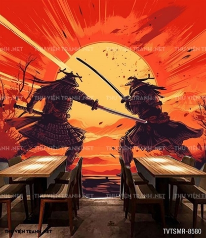 Tranh dán tường SAMURAI