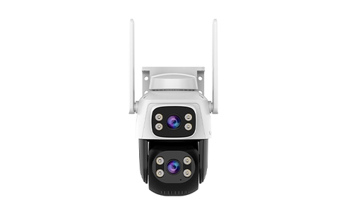 Camera Vstarcam 2 mắt với 2 góc nhìn khác nhau, xem cùng lúc 2 khung hình, kết nối wifi/LAN, thông báo về máy khi phát hiện chuyển động, theo dõi chuyển động