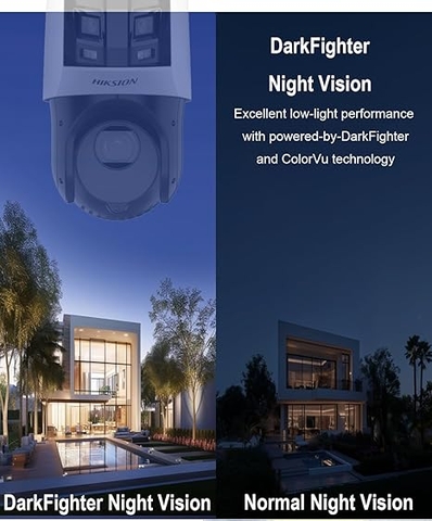Camera PTZ Hikvision Tandem-Vu, IP Camera zoom quang học 25x, với công nghệ DarkFighter & Color-Vu