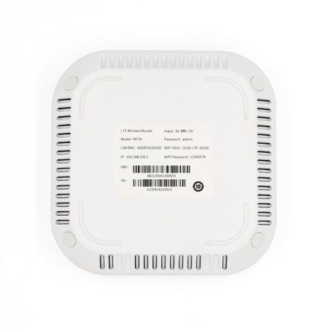 Bộ phát wifi 4G cầm tay Olax MT30 tích hợp pin 4000mAh, có 1 cổng LAN