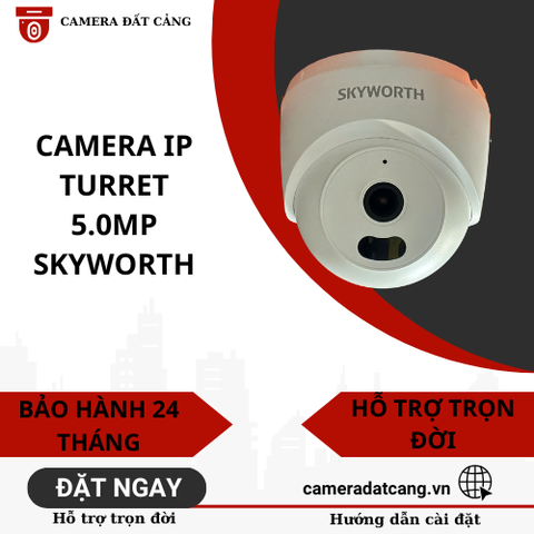 Camera IP Turret 5.0MP SKYWORTH