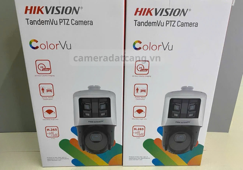 Camera PTZ Hikvision Tandem-Vu, IP Camera zoom quang học 25x, với công nghệ DarkFighter & Color-Vu
