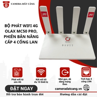Bộ phát wifi 4G Olax MC50 và MC50 Pro