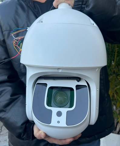 Camera PTZ zoom xa 1000-5000m, nhiều tính năng AI thông minh