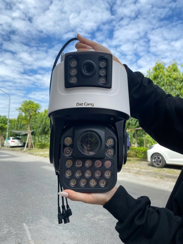 Camera PTZ zoom xa 2 mắt Datcang, kết nối wif/lan, dành cho ao hồ trang trại, nhà xưởng...dùng độc lập hoặc thêm vào đầu ghi