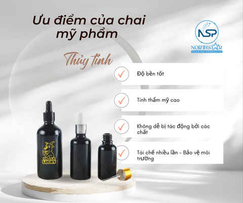 Vì sao nên sử dụng chai lọ thuỷ tinh để đựng tinh dầu?