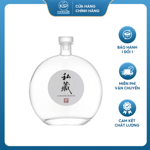 Chai Rượu Tròn Dẹp - 250ml / 500ml