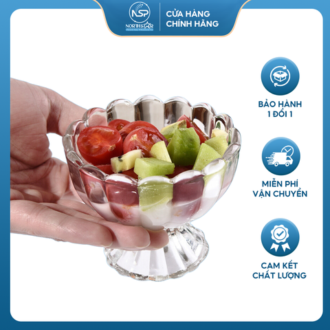 Ly Kem Thủy Tinh Chịu Nhiệt 150ml Đựng Kem,Chè, Salad - North Star Packing