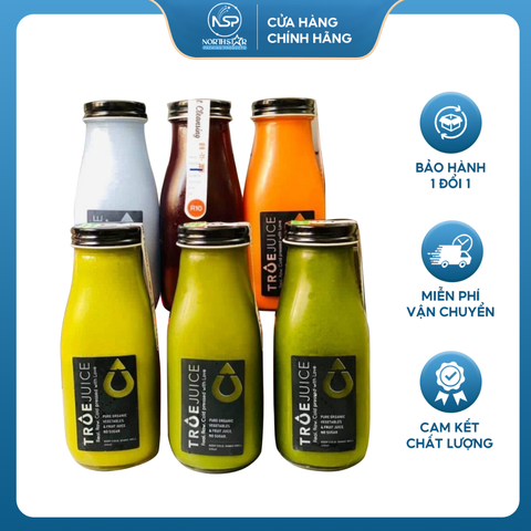 Chai Thủy Tinh Dáng Starbuck 300ml, Nắp Kim Loại Đựng Sữa, Cafe, Nước Ép Các Loại - North Star Việt Nam