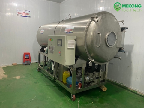 Quy trình sản xuất trái cây sấy thăng hoa MekongFoodTech