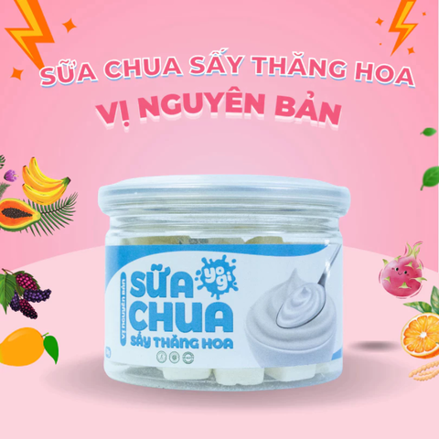 Sữa chua sấy thăng hoa vị nguyên bản