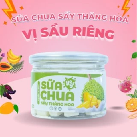 Sữa chua sấy thăng hoa vị sầu riêng