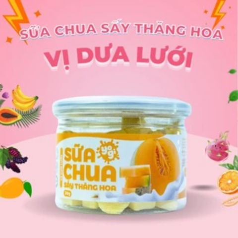Sữa chua sấy thăng hoa vị dưa lưới