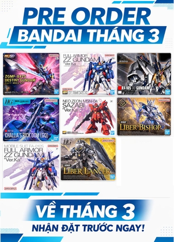 List Bandai Tháng 3/2026