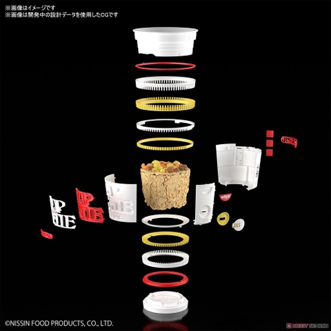 Mô hình lắp ráp Nissin Cup Best Hit Chronicle 1/1 Cup Noodle (Plastic model) Bandai