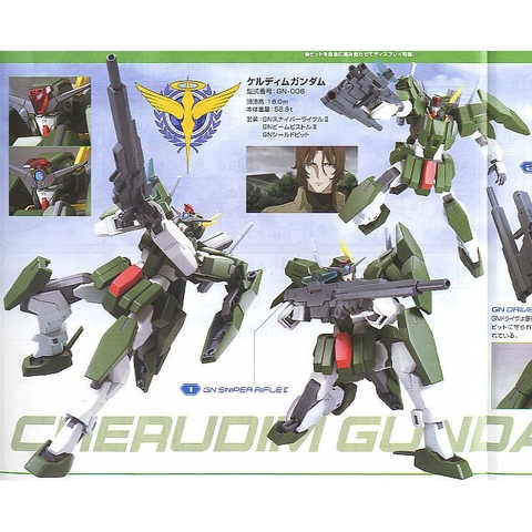 Mô hình lắp ráp HG GN-006 Cherudim Gundam Bandai - GDC