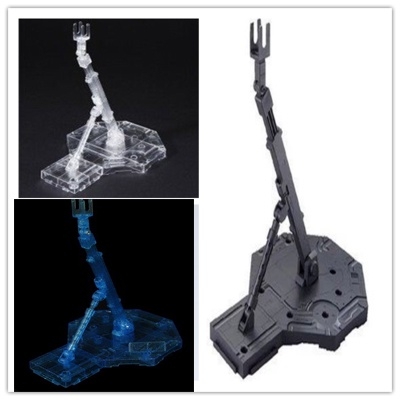 Đế trưng bày giá đỡ mô hình Gundam MG RG Base màu đen Trong suốt xanh
