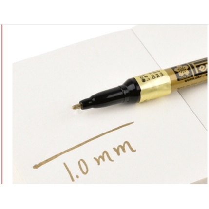 Bút gundam Maker Tool Sakura đánh dấu bằng dầu Highlight Electroplating Pen Gold Silver