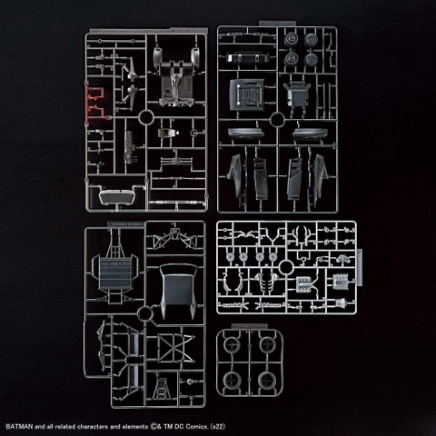 Mô hình lắp ráp 1/35 SCALE MODEL KIT BATMOBILE (THE BATMAN Ver.) Bandai 4573102621856