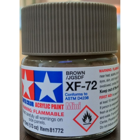 Sơn Acrylic (XF61-XF78) Tamiya Gốc nước 10ml  - GDC
