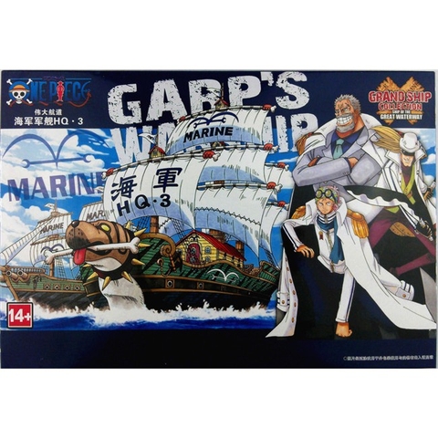 Mô hình lắp ráp tàu Garps Warship One Piece 08