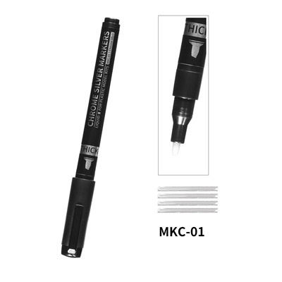 Bút metalic bạc dày Dspiae Chrome Silver Marker  MKC-01-02-03