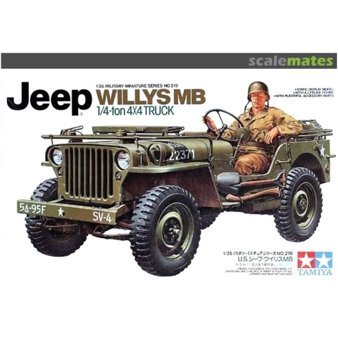 Mô hình xe Jeep quân sự 1/35 U.S. Jeep Willys MB 1/4 Ton Truck 35219 Tamiya