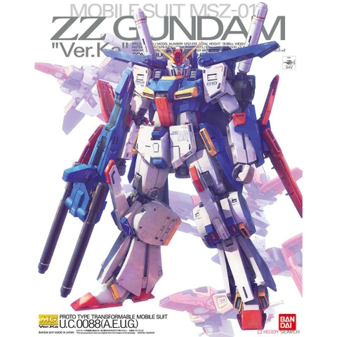 Mô hình Bandai MG zz gundam ver ka - Mô hình GDC 4573102631510