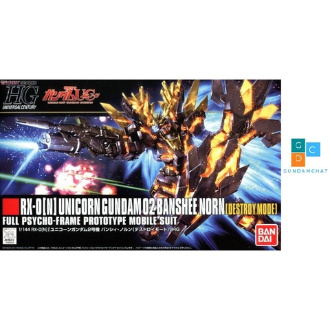 Mô Hình HGUC 02 Banshee Norn (Destroy Mode) BANDAI - GDC