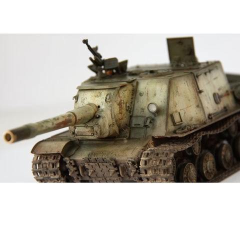 MÔ HÌNH RÁP XE TĂNG QUÂN SỰ NGA 1/35 SCALE RUSSIAN HEAVY SELF-PROPELLED JSU-152 TAMIYA 35303 - MÔ HÌNH TRƯNG BÀY, SA BÀN